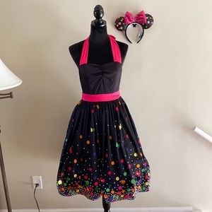 Disney Parks Dress Shop Rock the Dots Dress and Ears